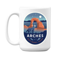 Arches National Park 15 Oz Coffee Mug | Artistshot