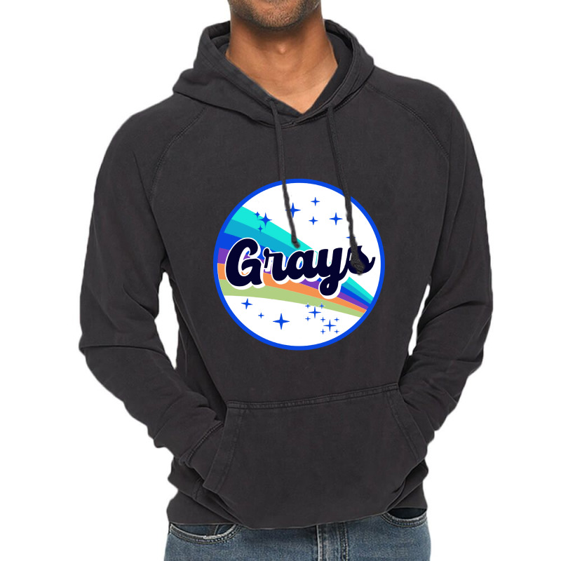 Grays Rainbow In Space Vintage Vintage Hoodie | Artistshot