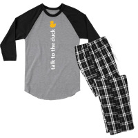 Rubber Ducky Debug Men's 3/4 Sleeve Pajama Set | Artistshot