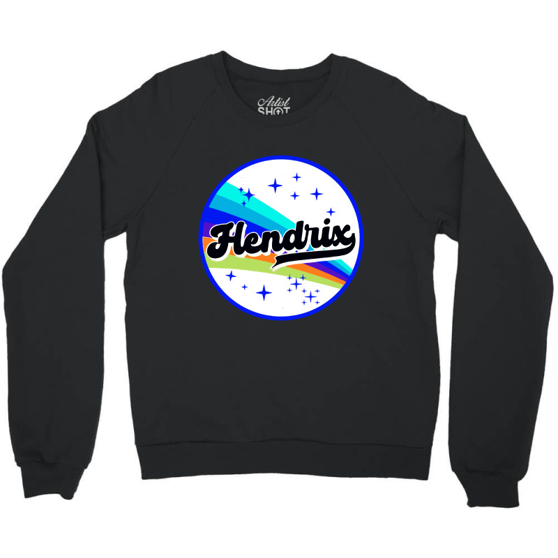 Hendrix Rainbow In Space Vintage Crewneck Sweatshirt | Artistshot