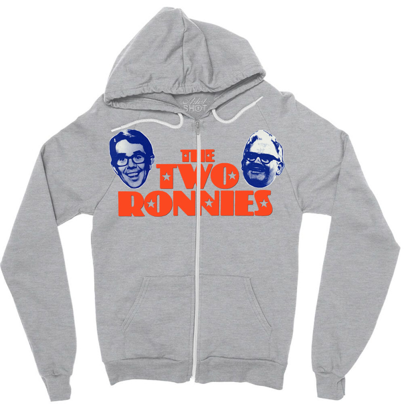 The Two Ronnies Zipper Hoodie | Artistshot