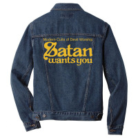 Satan Wants You Men Denim Jacket | Artistshot