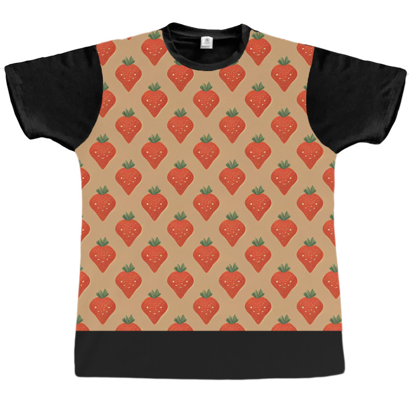 Cute Strawberries 1 Graphic T-shirt by dugreprudens | Artistshot