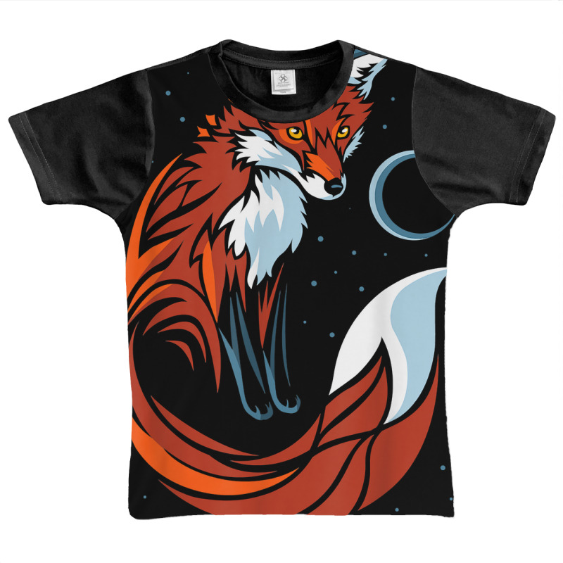 Tribal Tail Fox T Shirt Graphic Design Tshirt Graphic Youth T-shirt | Artistshot