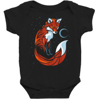 Tribal Tail Fox T Shirt Graphic Design Tshirt Baby Bodysuit | Artistshot