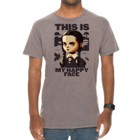 This Is My Happy Face   Wednesday 2 Vintage T-shirt | Artistshot