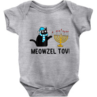 Meowzel Tov Chanukah Jewish Cat Owner Ugly Hanukka Baby Bodysuit | Artistshot