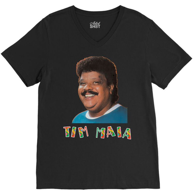 Tim Maia V-neck Tee | Artistshot