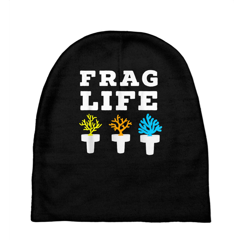 Frag Life Coral Reef Saltwater Funny Aquarium Aqua Baby Beanies by corindu | Artistshot