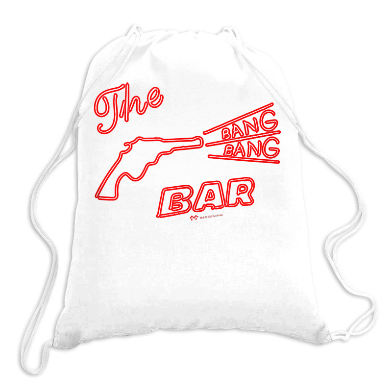 Twin Peaks Bang Bang Bar Tank Top Drawstring Bags | Artistshot