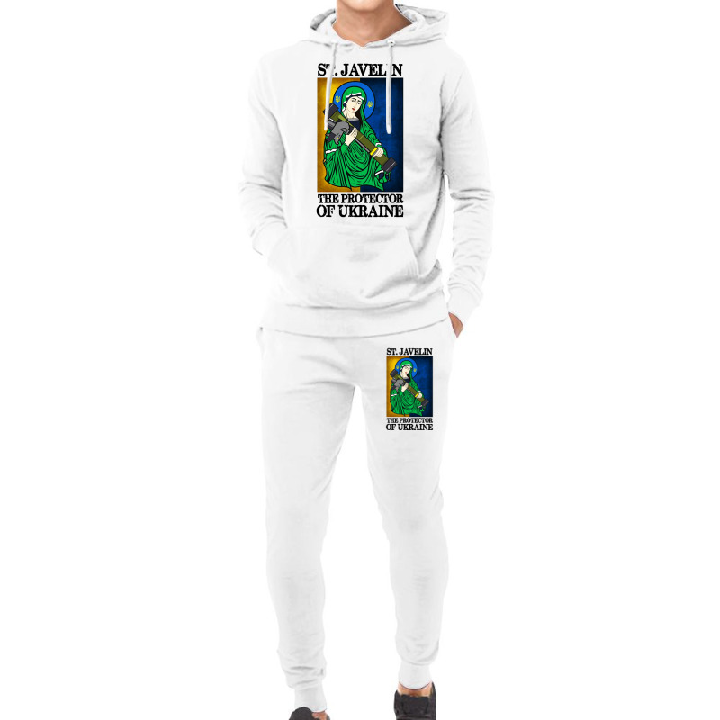 Saint Javelin Protector Of Support Hoodie & Jogger Set | Artistshot