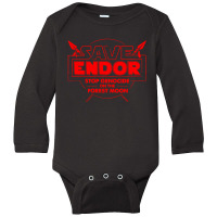 Save Endor Long Sleeve Baby Bodysuit | Artistshot