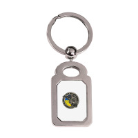 Sign Of The Army Silver Rectangle Keychain | Artistshot