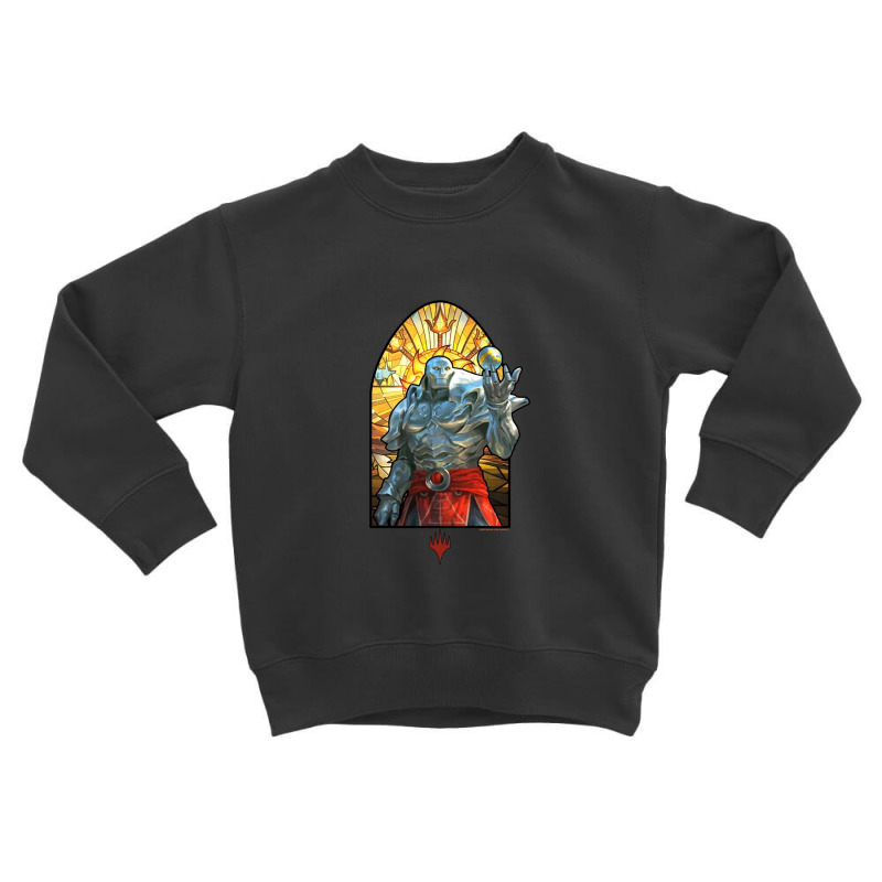 Dominaria United Stained Glass Karn Toddler Sweatshirt by cusmikaliou | Artistshot