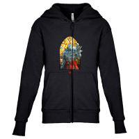 Dominaria United Stained Glass Karn Youth Zipper Hoodie | Artistshot