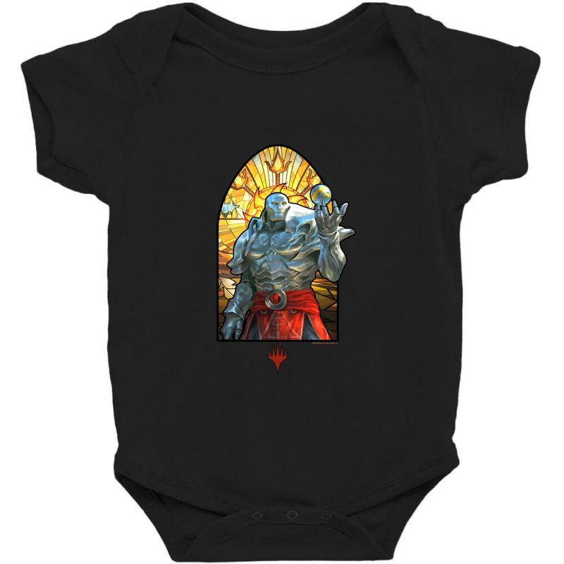 Dominaria United Stained Glass Karn Baby Bodysuit by cusmikaliou | Artistshot