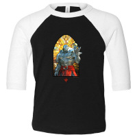 Dominaria United Stained Glass Karn Toddler 3/4 Sleeve Tee | Artistshot