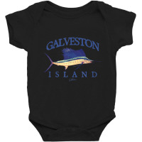 Jcombs Galveston Island, Tx, Vintage Sailfish T Sh Baby Bodysuit | Artistshot