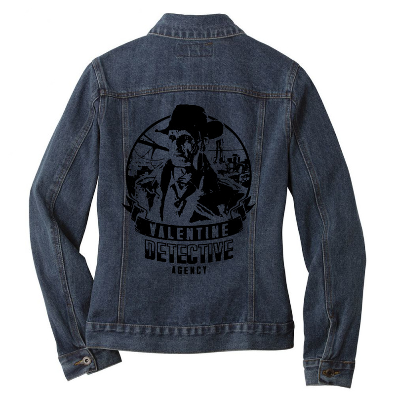 Valentine Detective Agency Ladies Denim Jacket by Singalemez | Artistshot