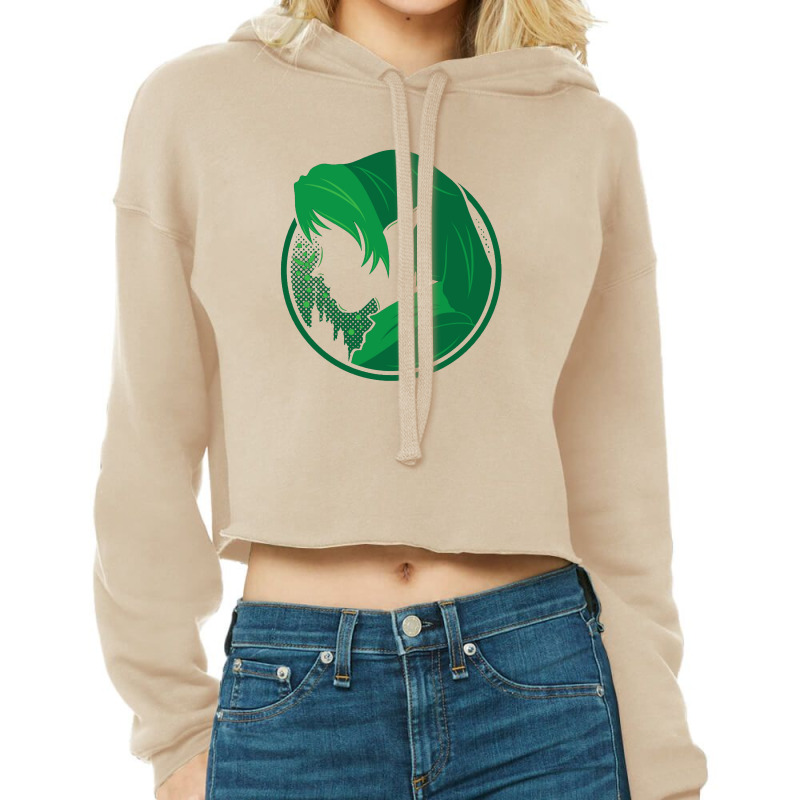 Hero Of Time Cropped Hoodie by Pipikin | Artistshot