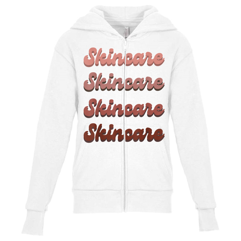 Skincare Skin Specialist Skin Esthetician Retro Sk Youth Zipper Hoodie | Artistshot