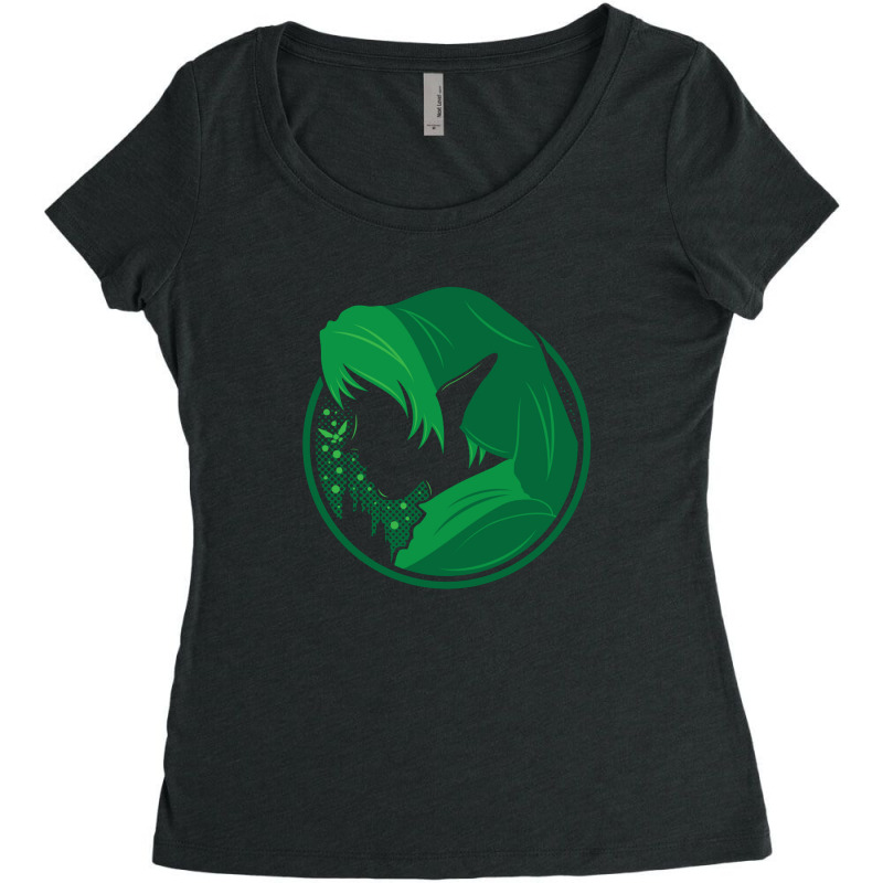 Hero Of Time Women's Triblend Scoop T-shirt by Pipikin | Artistshot