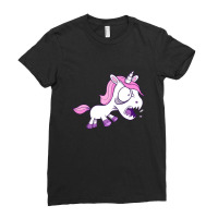 Angry Unicorn Ladies Fitted T-shirt | Artistshot