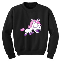 Angry Unicorn Youth Sweatshirt | Artistshot