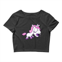 Angry Unicorn Crop Top | Artistshot