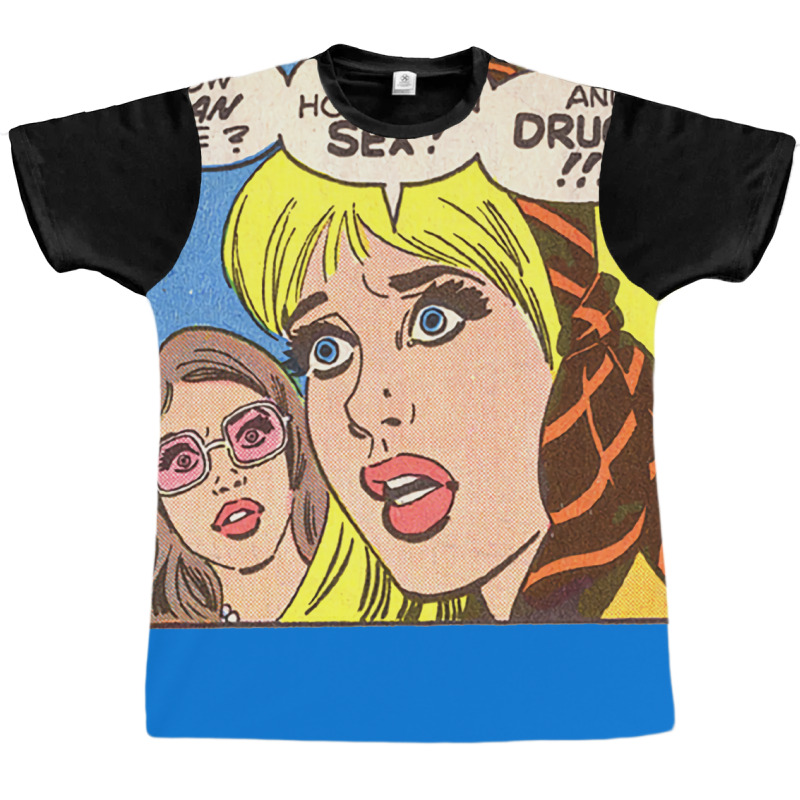 I'm Hooked On Sex... And Drugs!!! Graphic T-shirt by catelmolandy | Artistshot