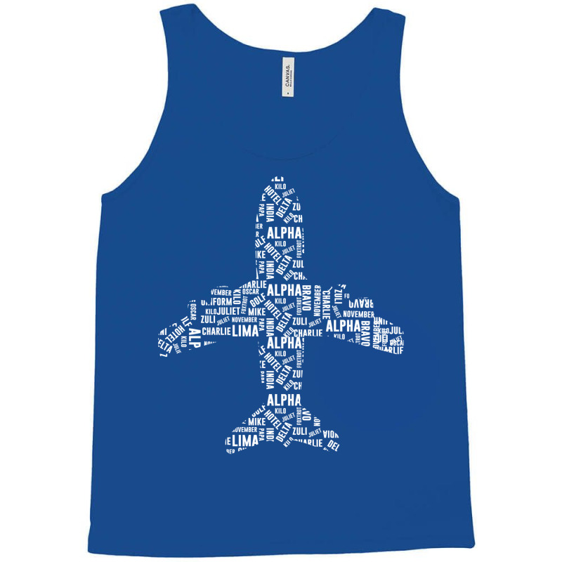 Aviation Alphabet Nostalgia Tank Top | Artistshot