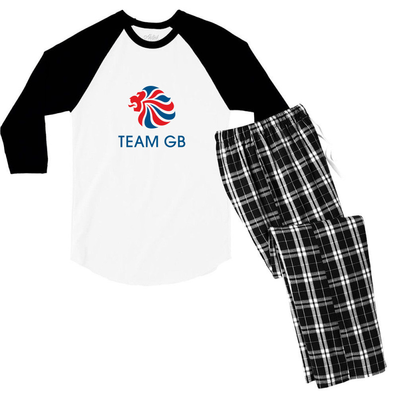 Great,britain,team,gb,1 Men's 3/4 Sleeve Pajama Set | Artistshot