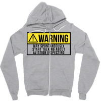 Aviation Inspector Yellow Zipper Hoodie | Artistshot