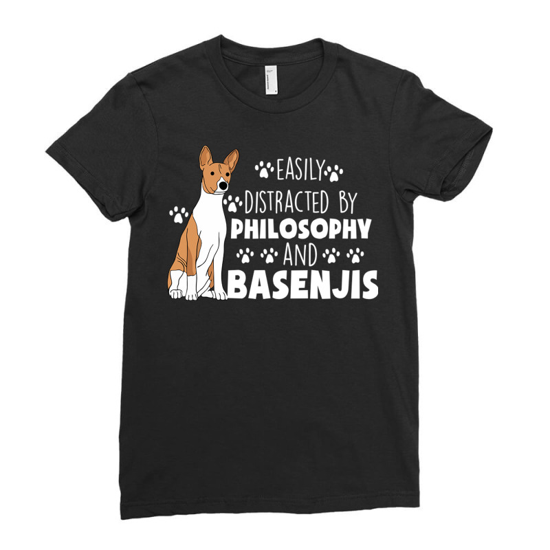 Philosophy And Basenjis Ladies Fitted T-Shirt by DonoArt | Artistshot