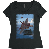 Aviation Jet Pilot Believe Your Instruments Boy Women's Triblend Scoop T-shirt | Artistshot