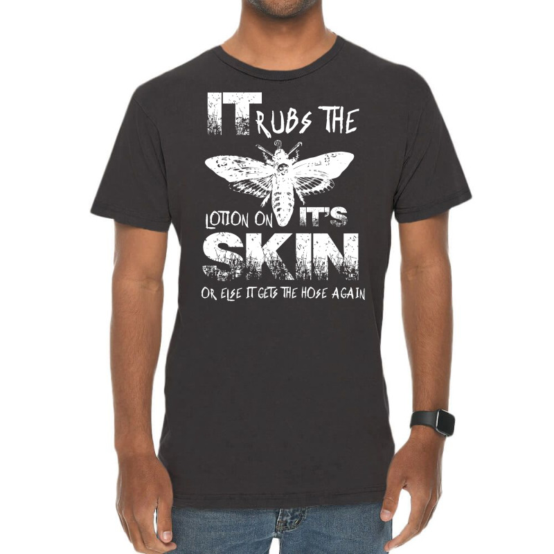 It Rubs The Lotion On Its Skin Vintage T-Shirt by dugreprudens | Artistshot