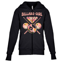 Billiard T  Shirt Billiard Pool Player Billard 8  Ball T  Shirt Youth Zipper Hoodie | Artistshot