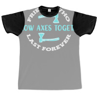 Axe Throwing Friends Nostalgia Graphic T-shirt | Artistshot