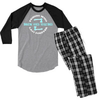 Axe Throwing Friends Nostalgia Men's 3/4 Sleeve Pajama Set | Artistshot