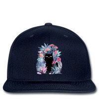 Popoki (pastel Black Velvet) Printed Hat | Artistshot