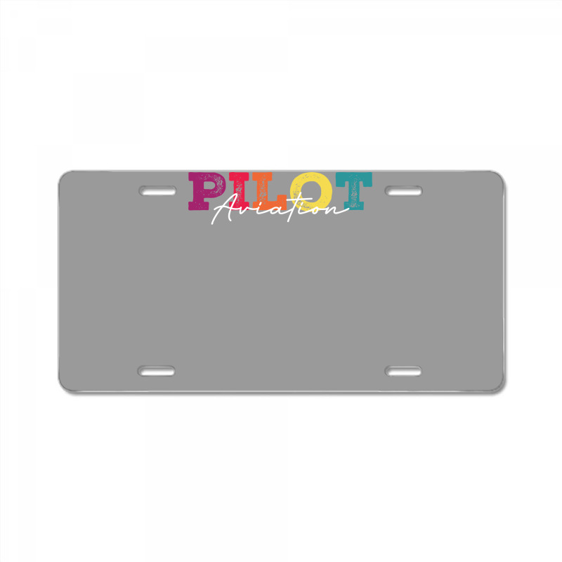 Aviation Pilot Travel License Plate | Artistshot