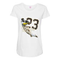 Super Baseball Goals Game Maternity Scoop Neck T-shirt | Artistshot