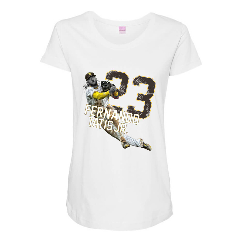 Super Baseball Goals Game Maternity Scoop Neck T-shirt by Kelly W Flores | Artistshot