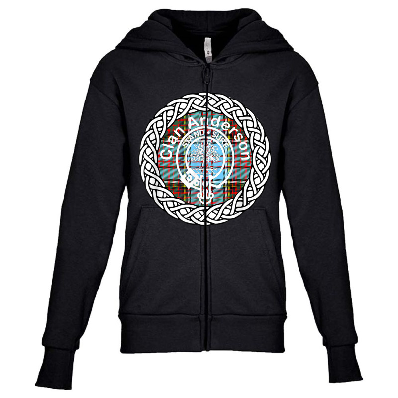 Anderson Surname Scottish Clan Tartan T Shirt Youth Zipper Hoodie | Artistshot