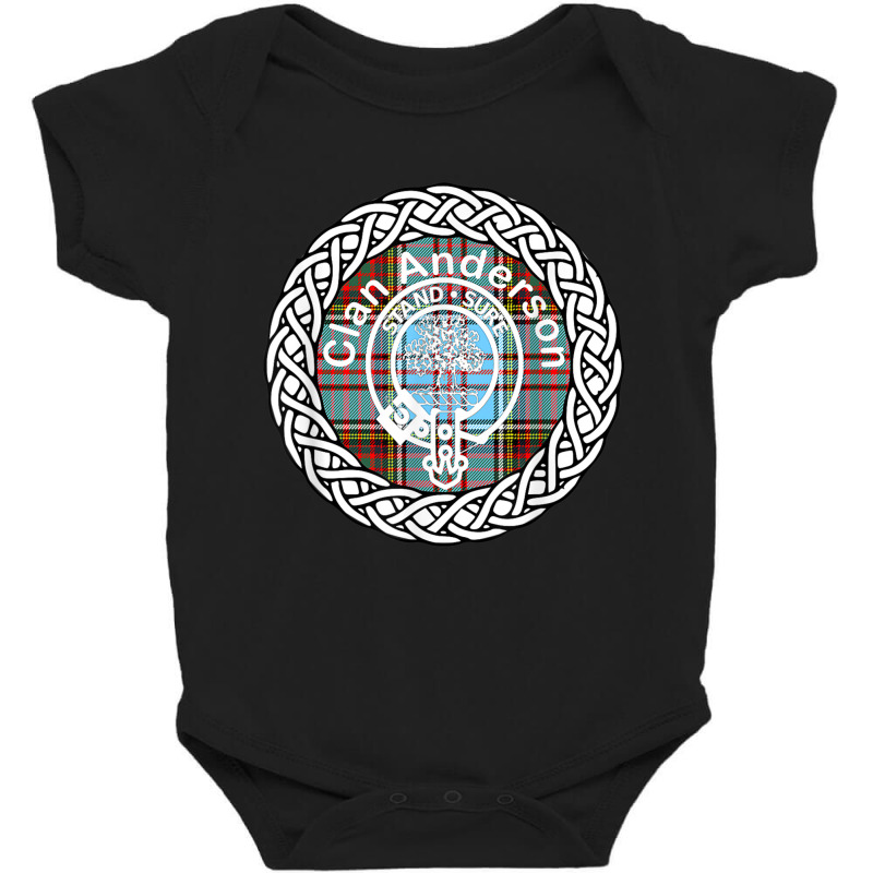 Anderson Surname Scottish Clan Tartan T Shirt Baby Bodysuit | Artistshot