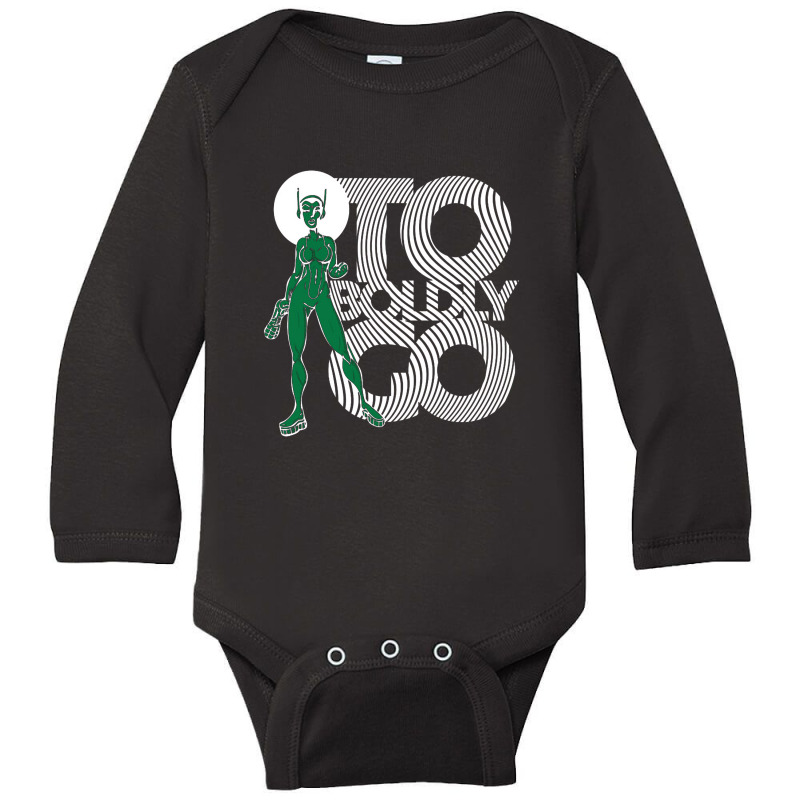 To Boldly Go Wherever She Pleases (light) Long Sleeve Baby Bodysuit by yangsekura | Artistshot