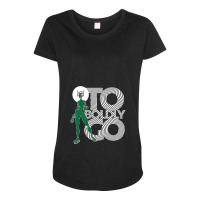 To Boldly Go Wherever She Pleases (light) Maternity Scoop Neck T-shirt | Artistshot