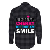 Lipstick Cherry Retro Flannel Shirt | Artistshot