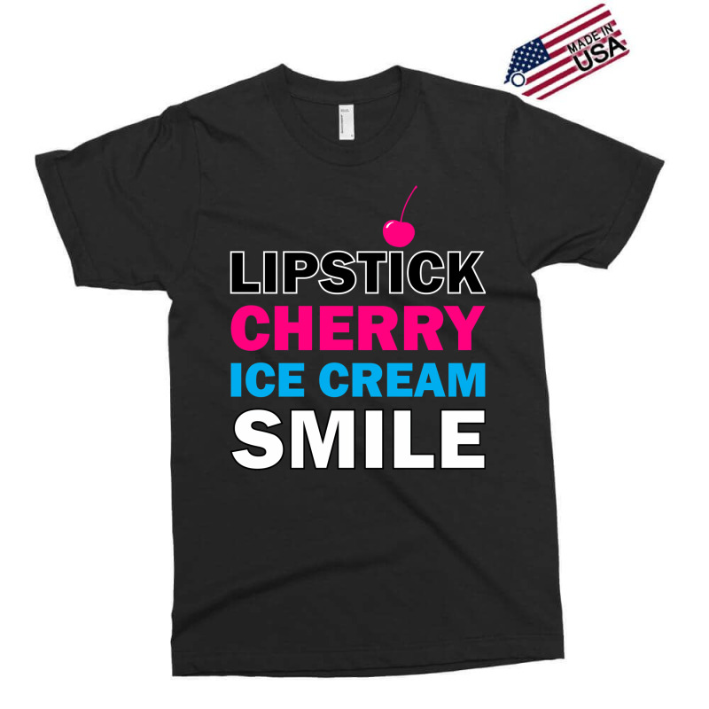 Lipstick Cherry Retro Exclusive T-shirt by dallycoplina | Artistshot