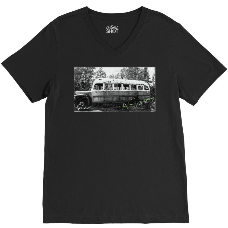 Magic Bus V-Neck Tee by dallycoplina | Artistshot